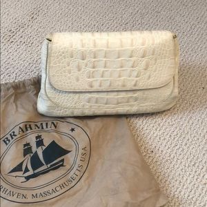 Brahmin Tan Leather Purse + Wallet